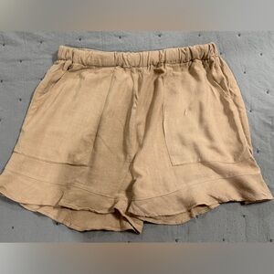 LA MIEL Beige Casual Shorts